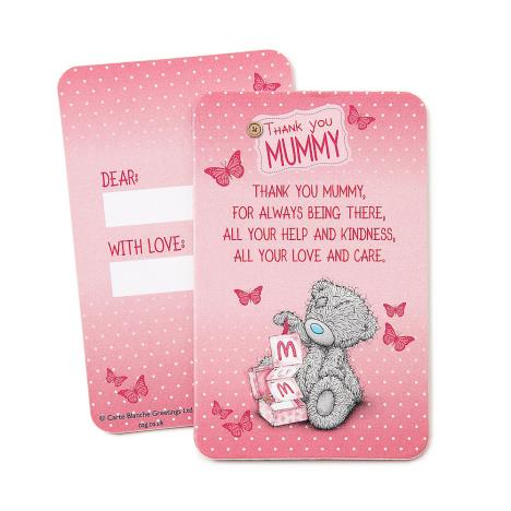 Thank You Mummy Me to You Bear Keepsake Message Card £0.99